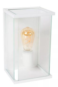 Lucide Claire - applique d'extérieur - 17,6 x 18 x 30 cm - IP54 - blanc