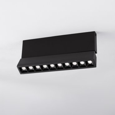 Nova Luce Pad - plafonnier - 27,5 x 4 x 12,2 cm - 15W LED inclus - noir