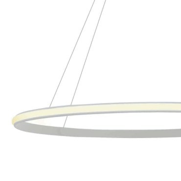 ONE Light LED Suspension Rings - lampe suspendue - Ø 100 x 150 cm - 25W LED inclus - blanc