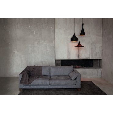 ONE Light Retro Pendants - lampe suspendue - Ø 24 x 190 cm - noir et laiton