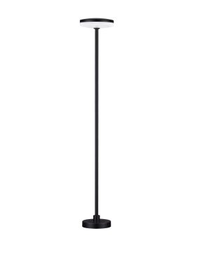Nova Luce Nawa - lampe de jardin - Ø 15 x 93 cm - 12W LED inclus - IP65 - noir sablé