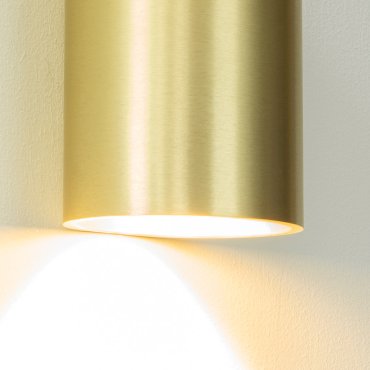 Artdelight Brody - applique murale - Ø 7,2 x 11 cm - 4W LED inclus - IP54 - or brossé
