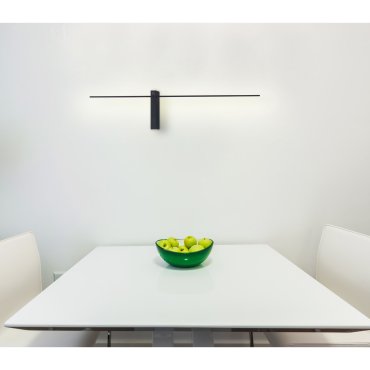 Maxlight Saber - applique murale - 22 x 4 x 61 cm - 6W LED inclus - IP23 - noir