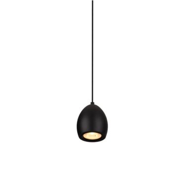 Maxlight Comet - lampe suspendue - Ø 7 x 150 cm - 5W LED inclus - noir