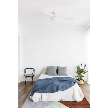 Faro Islot - ventilateur de plafond avec télécommande et minuterie - Ø 132 cm - blanc