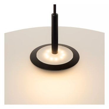 Lucide Menga - lampe suspendue - Ø 60 x 150 cm - 18,6W LED dimmable inclus - opal