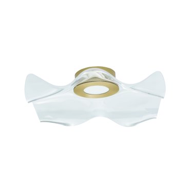 Nova Luce Siderno - plafonnier - 50 x 50 x 20 cm - 31W LED inclus - or