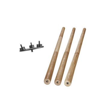 Nordlux Kettle Tripod 100 - support pour abat-jour Kettle 22 et 36 - 37 x 32,5 x 102,3 cm - brun clair