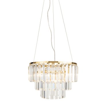 Maxlight Monaco - lampe suspendue - Ø 42 x 150 cm - or