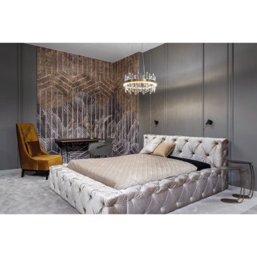 Maxlight Prince - lustre - Ø 60 x 150 cm - 31W LED inclus - or
