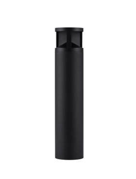 Nova Luce Soul - lampe de jardin - 16 x 73 cm - 24W LED inclus - IP65 - noir sablé