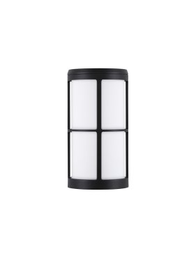Nova Luce Stone - applique murale extérieure - Ø 12 x 23 x 15 cm - IP54 - anthracite foncé