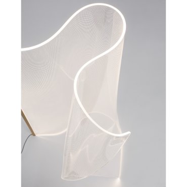 Nova Luce Siderno - lampadaire - 105 cm - 31W LED inclus - or