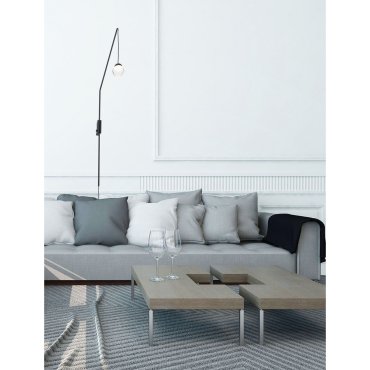 Maxlight Zoom - applique murale - 30 x 90 cm - 3W LED inclus - noir