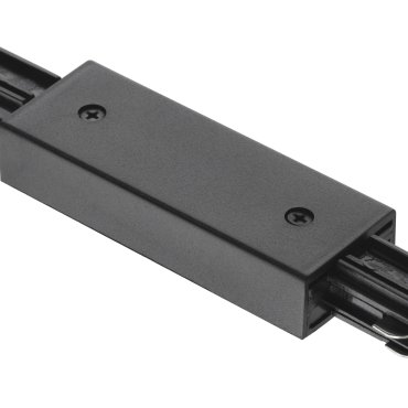 Nordlux Link Adaptateur Double - système de rail 1 circuit - connecteur intermédiaire - 9,5 x 3,5 x 1,8 cm - noir