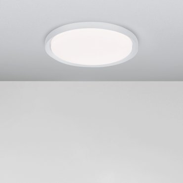 Nova Luce Troy - plafonnier - Ø 46 x 7,5 cm - 40W LED dimmable inclus - blanc mat