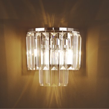 Maxlight Monaco - applique murale - 18 x 11 x 19 cm - chrome