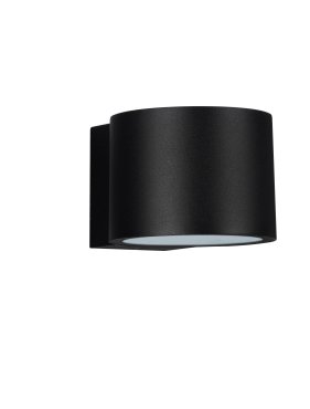 Nova Luce Beta - applique murale extérieure - Ø 9 x 6,8 x 11 cm - 8W LED inclus - IP54 - noir sablé