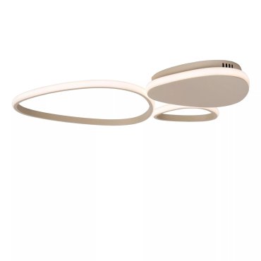 Lucide Samling - plafonnier - 62 x 43 x 4 cm - LED 30W dimmable incluse - taupe
