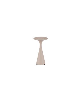 Nova Luce Grigio - lampe de table rechargeable pour extérieur - Ø 10,1 x 19,7 cm - IP54 - sablé
