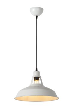 MODÈLE D’EXPOSITION - Lucide Brassy-bis - lampe suspendue - Ø 31 x 149 cm - blanc