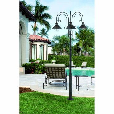 Faro Nautica - lampadaire - 95 x 18,5 x 225 cm - IP33 - brun rouille