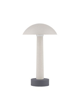 Nova Luce Tura - lampe de jardin - Ø 20 x 35 cm - 7W LED inclus - IP65 - blanc