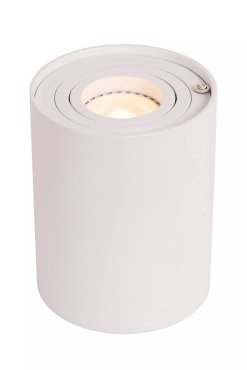Lucide Tube - lampe à poser - Ø 9,6 x 12,5 cm - gradateur 3 niveaux - blanc