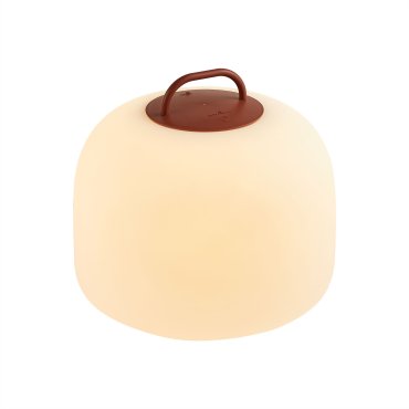 Nordlux Kettle To-Go 36 - lampe de table rechargeable pour extérieur - 36 x 30,8 cm - 6,8W LED inclus - IP65 - blanc et rouge