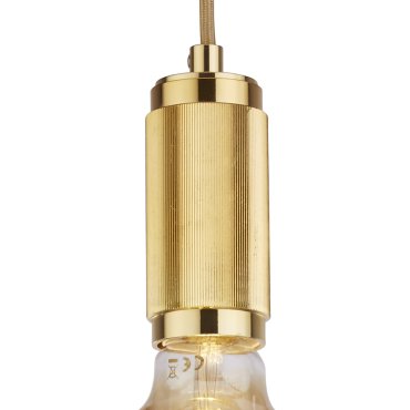 Searchlight - lampe suspendue - Ø 10 x 300 cm - or
