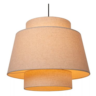 Lucide Tribute - lampe suspendue - Ø 60 x 180 cm - beige