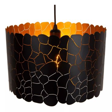 Lucide Almelo - lampe suspendue - Ø 40 x 155 cm - noir