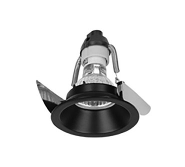 Nova Luce Raena - spot encastrable - Ø 82 mm, Ø 75 mm encastrable - noir
