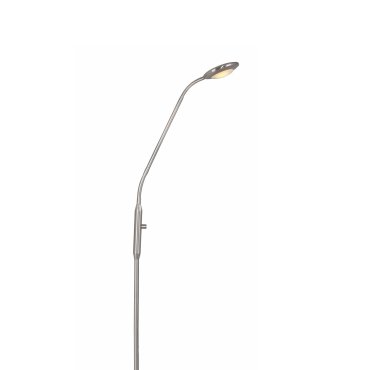 Artdelight UFO - lampadaire - 140 cm - 7W dimmable LED inclus - acier mat
