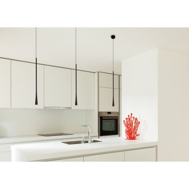 Maxlight Coffee 40 - lampe suspendue - Ø 3 x 140 cm - 7W LED inclus - noir