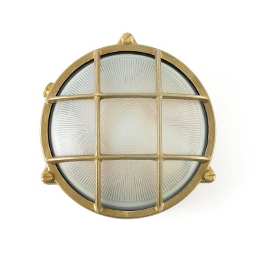 Faro Noray - applique murale - Ø 19 x 10 cm - IP65 - laiton