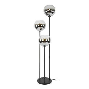 Vico Bubble Shaded 3L - lampadaire - Ø 46 x 162 cm - noir