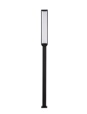 Nova Luce Solstice - lampe de jardin - 14,5 x 220 x 14,5 cm - 16W LED inclus - IP65 - anthracite foncé