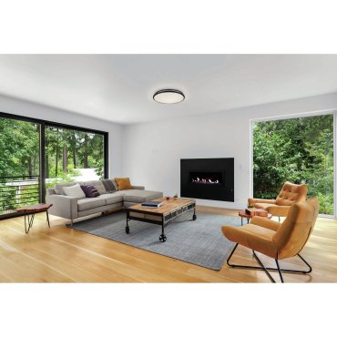 ONE Light LED Plafo Range - plafonnier - Ø 38 x 5,7 cm - 30W LED inclus - noir