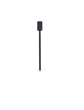 Nova Luce Ornos - plafonnier - Ø 5 x 49,5 cm - 4W LED inclus - noir sablé