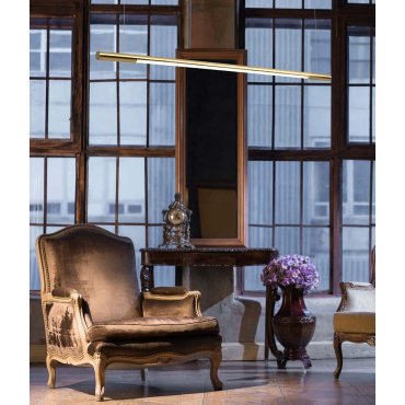 Maxlight Organic - lampe suspendue - 100 x 140 cm - 16W LED dimmable inclus - gold
