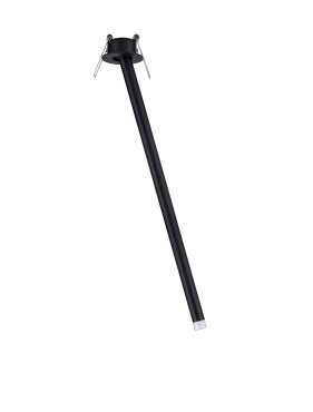 Nova Luce Stilvi - plafonnier - Ø 5 x 44 cm - 4W LED inclus - noir sablé