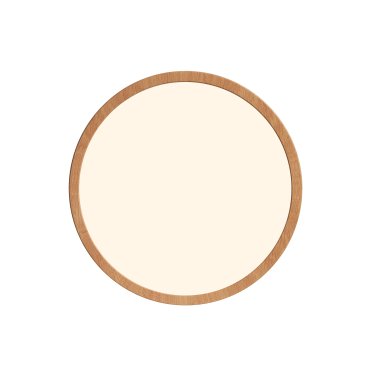 Nordlux Oja - plafonnier - Ø 29,4 x 2,3 cm - 3 étapes Moodmaker Fonction SceneSelect (2700K) - 18W LED inclus - 2700K - film bois