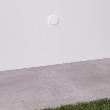 Nova Luce Compo - applique encastrée - Ø 5 x 9 cm - 1W LED inclus - IP67 - blanc sablé