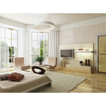 ONE Light LED Suspension Rings - lampe suspendue - Ø 60 x 10,8 cm - 42W LED inclus - blanc