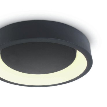 ONE Light LED Decorative Plafo - plafonnier - Ø 60 x 13,2 cm - 42W LED inclus - anthracite