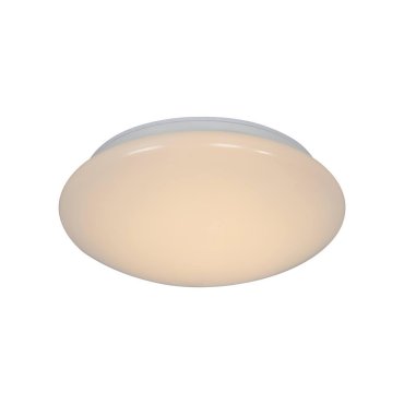 Nordlux Montone - plafonnier de salle de bains - Ø 25 x 8 cm - 8W LED inclus - IP44 - blanc