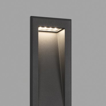 Faro Soun - applique encastrée - 10,5 x 7,3 x 23,9 cm - 5W LED inclus - IP65 - gris foncé