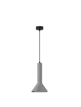 Nova Luce Dylan - suspension - Ø 19,5 x 150 cm - gris