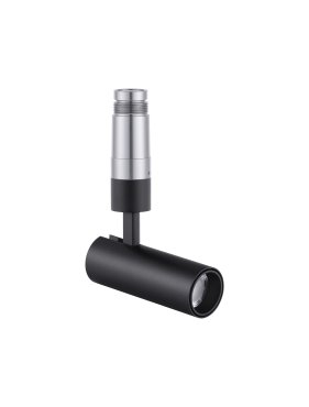 Nova Luce Imagine - spot en saillie - Ø 4 x 11 cm - 6W LED incl. - noir